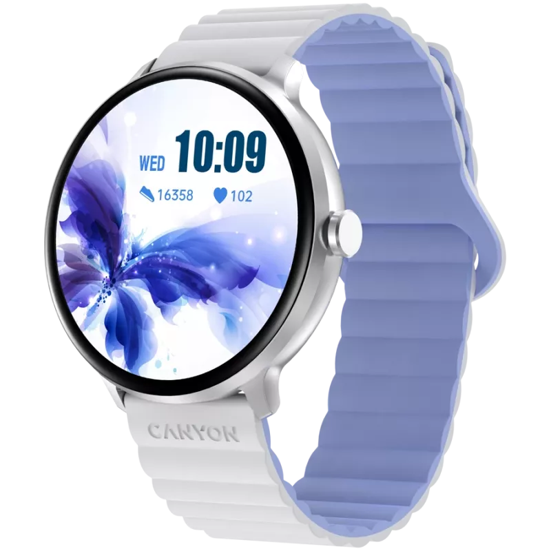 Canyon SW-69 - Jacky - smartwatch - BT - kolorowy. Wyświetlacz LTPS 1.3 - wodoodporny. IP68 - 25 trybów sportowych