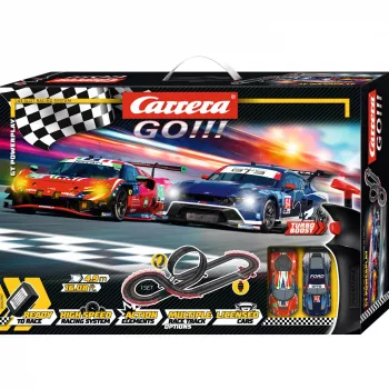 Tor wyścigowy slot car CARRERA GO!!! GT Powerplay – zestaw Carrera GO!!! GT Powerplay