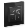 Szklany termostat ścienny Homematic IP 161570A0 — cyfrowy, czarny, 230 V, IP20