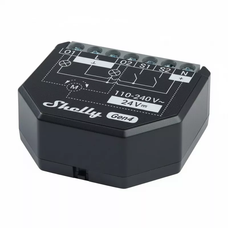 Zestaw 2 kontrolerów Shelly 2PM Gen4 Zigbee/Matter