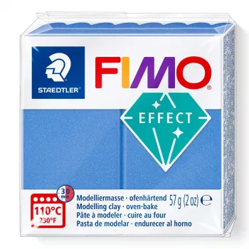 Masa modelarska FIMO effect niebieski metalik – FIMO 8010-31, miękka masa polimerowa do modelowania i projektów dekoracyjnych