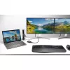 Kensington ProFit Ergo Wireless klawiatura FR, Full-size (100%), Wired & Wireless, RF Wireless + USB, AZERTY, Czarny