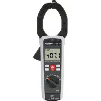Voltcraft VC771 PV clamp meter 2000 A (DC), 1500 A (AC) digital CAT III 1500 V, CAT IV 1000 V, LPF, iOS APP, Android APP (VC-15078310)