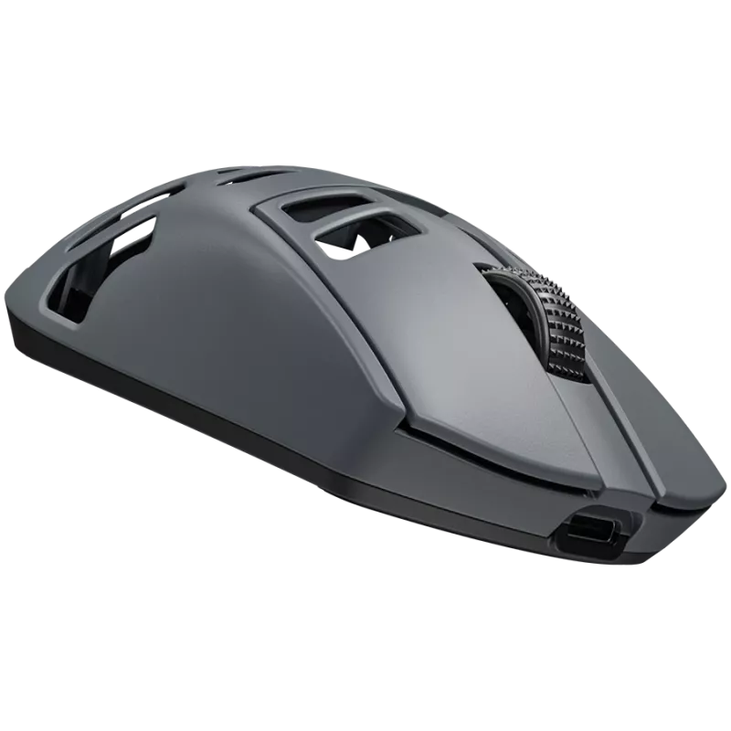 LORGAR MSE90W, Mysz do gier bezprzewodowa magnezowa Elite, ciemnoszara
