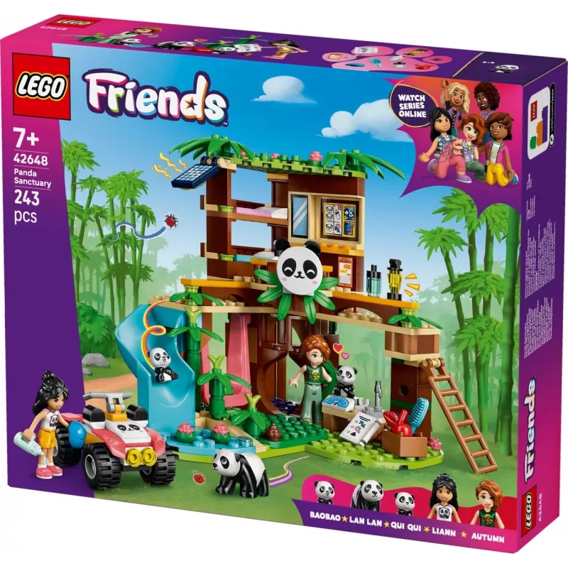 LEGO FRIENDS 42648 Sanktuarium pand – opieka nad zwierzętami