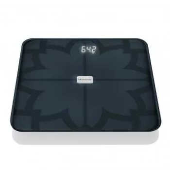 Waga diagnostyczna Medisana BS 450, maks. 180 kg, czarna, Bluetooth, czujniki ITO (40510)
