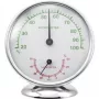 Higrometr Renkforce 6510 Alu — aluminiowy termohigrometr do pomiaru temperatury i wilgotności
