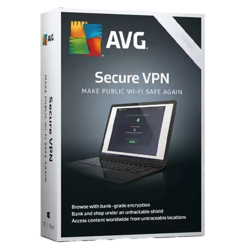 AVG Secure VPN | 10 urządzeń | 1 rok