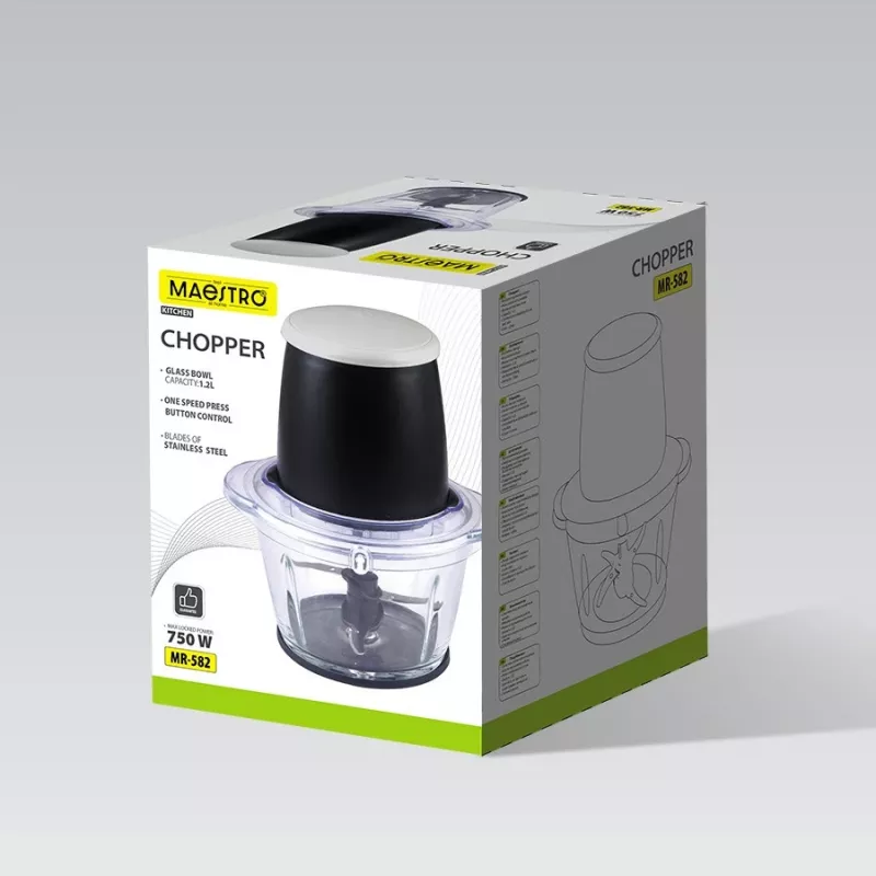 Maestro rozdrabniacz do żywności MR-582 750W elektryczny siekacz nablatowy