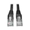 Eaton Tripp Lite Series Cat6 Gigabit Snagless Molded (UTP) Ethernet Cable (RJ45 M/M), PoE, Black, 5 ft. (1.52 m) - Kabel krosowy - RJ-45 (M) do RJ-45 (M) - 1.52 m - UTP - CAT 6 - Mou