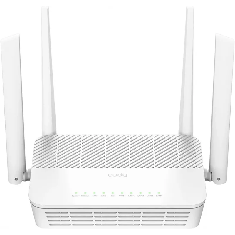 Router bezprzewodowy Cudy AX3000 (Wi‑Fi 6 Dual‑band 2.4/5 GHz, Gigabit Ethernet, 4x LAN, 2402+574 Mb/s)