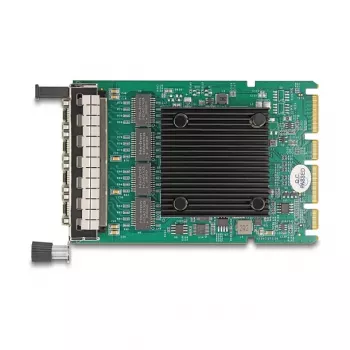 DeLOCK 88300 OCP 3.0 karta sieciowa, 4 x RJ45 Gigabit LAN