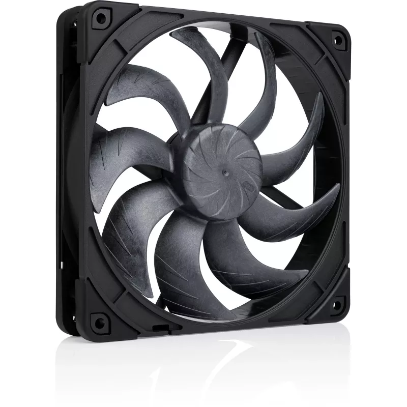 Noctua NF-A14x25 G2 PWM chromax.Czarny wentylator obudowy 140 mm
