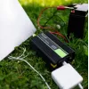 Przetwornica napięcia zielony Cell INV10 2000 W, 12 V DC na 230 V AC, wyjście typu C, 50 Hz, czarna