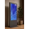 Kiosk wolnostojący EDBAK IDS09.55 55 cali czarny – wolnostojący stojak ekspozycyjny na ekrany 55 cali