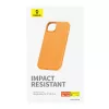 Etui na iPhone 15 Plus Baseus Fauxther Series (Pomarańczowy)