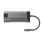 NATEC Fowler Plus USB Type-C Czarny Szary MicroSD SD Hub