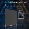 Płyta robocza Creality K2 Plus PEI Frosted 400×400 mm — zamienny stół drukarki