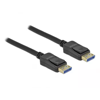 Delock - Kabel DisplayPort - DisplayPort (M) do DisplayPort (M) - DisplayPort 2,0 - 1,0 m - obsługuje 10K 60 Hz (10 240 x 4320) - czarny (80261)