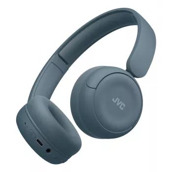 Zestaw słuchawkowy JVC HA-S59W — Przewodowy i bezprzewodowy Bluetooth, nauszny, pałąk na głowę, 20–20000 Hz, kabel 1,2 m, niebieski