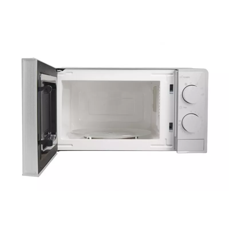 Kuchenka mikrofalowa solo ESPERANZA ESTOFADO — 700 W, 20 l, 5 poziomów mocy, talerz obrotowy 24,5 cm, biały