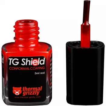 Pasta termoprzewodząca Thermal Grizzly TG-ASH-050-RT, 5 ml, dostępna w kolorze czarnym/czerwonym/transparentnym