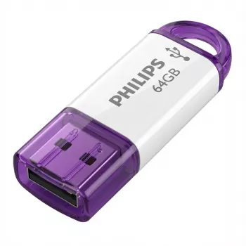 USB Flash Drive Philips 64GB USB 2.0 Snow Edition Magic fioletowy FM64FD70D/00