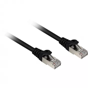 Kabel sieciowy Sharkoon Cat.6a SFTP RJ-45 Cat6a 0,25 m Czarny