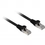 Kabel sieciowy Sharkoon Cat.6a SFTP RJ-45 Cat6a 0,25 m Czarny