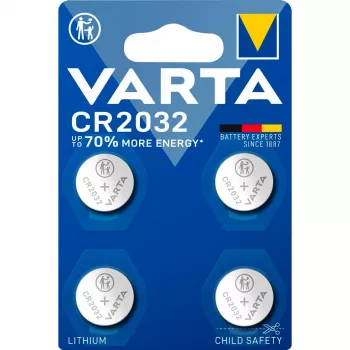 Varta 06032 101 404 - Bateria jednorazowa - CR2032 - litowa - 3 V - 4 szt. - 230 mAh