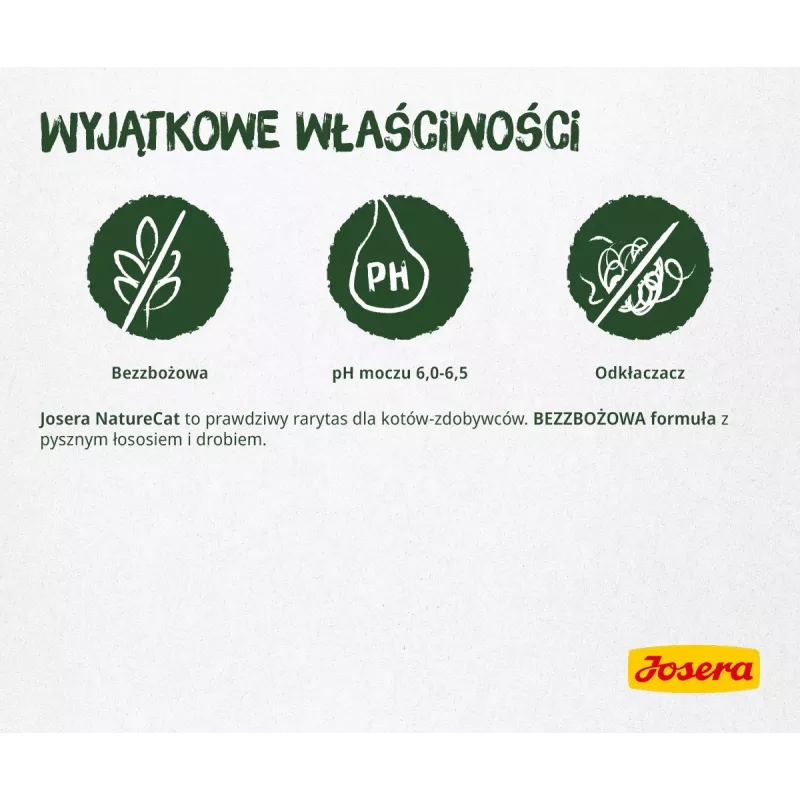 Sucha karma dla kota Josera NatureCat 10kg Ryba