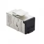 Moduł keystone do panelu krosowego DELOCK RJ45 Cat.6A z nakręcaną osłoną zabezpieczającą, niebieski