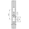 SCHROFF Panel przedni z wycięciem SUB-D - TEILFRONTPL.3HE 4TE 2X9 DC (30118336)