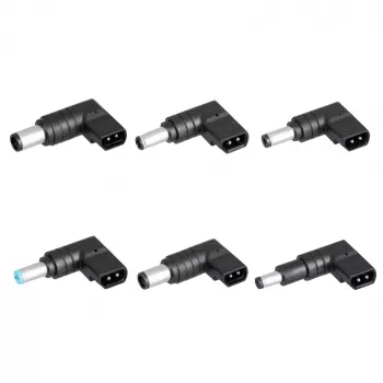 Akyga AK-NU-12 uniwersalny zasilacz do laptopa 65 W, 18,5–20 V, 6 wymiennych końcówek, czarny