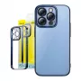 Etui ochronne Baseus do iPhone'a 14 Pro — przezroczyste, brokatowe, niebieskie