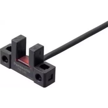 Fotoelektryczny czujnik widełkowy Panasonic PM-L45-P-C3, typ L, 5–24 V DC, przełączanie jasno/ciemno