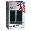 Głośniki biurkowe / podstawkowe DEFENDER SPK-170 2.0, 4 W RMS, przewodowe USB 5 V, 3,5 mm, czarne