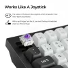Klawiatura mechaniczna Keychron Q6H-M1 Wireless RGB Carbon Czarny