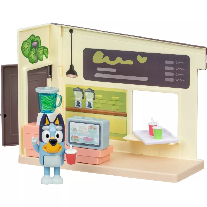 Zestaw figurek niebieskiy Mini Juice Shop