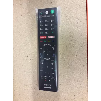 Pilot zdalnego sterowania Sony RMF-TX201ES z funkcją sterowania głosowego i podświetlanymi przyciskami do telewizora