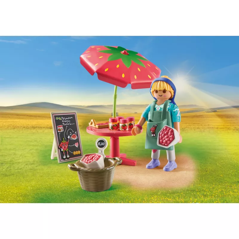 Playmobil Country Domowy Stragan z Dżemem Truskawkowym