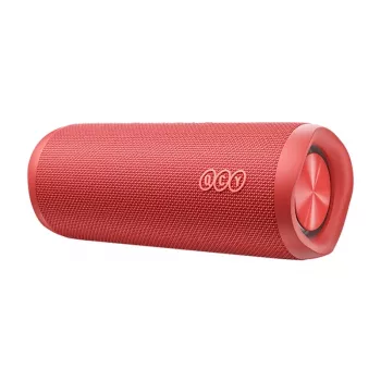Przenośny głośnik bezprzewodowy QCY SP7 czerwony — Bluetooth 5.0, kompaktowy przenośny design