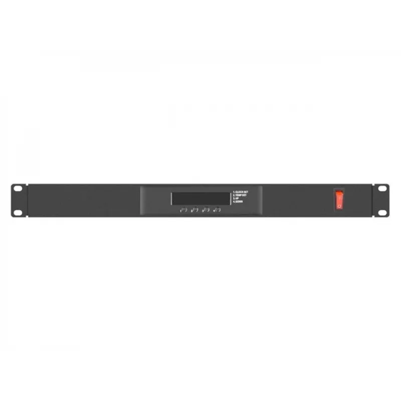 Panel wentylatora LANBERG AK-1502-B, 1U rack, 2 wentylatory, 230V, 38W, 483×44.5×192 mm, czarny