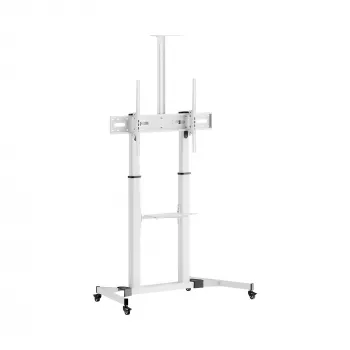 Podstawa podłogowa Sbox FS-3610 do telewizorów LED Ultra-Large 60-100 cali, 100 kg, biała