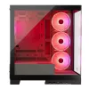 Obudowa PC MODECOM Volcano SPACE APEX ARGB Midi Tower, hartowane szkło, USB-C, obsługa ATX/microATX/Mini-ITX, GPU do 430 mm, chłodzenie CPU do 180 mm