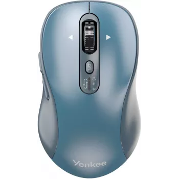 Mysz bezprzewodowa YENKEE YMS2010BE ergonomiczna dual-mode, 2.4 GHz USB + Bluetooth 5.1, 4-poziomowe DPI 1000–3200, 6 przycisków