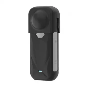 PULUZ silikonowe etui ochronne z osłoną obiektywu do Insta360 X5 (czarne)