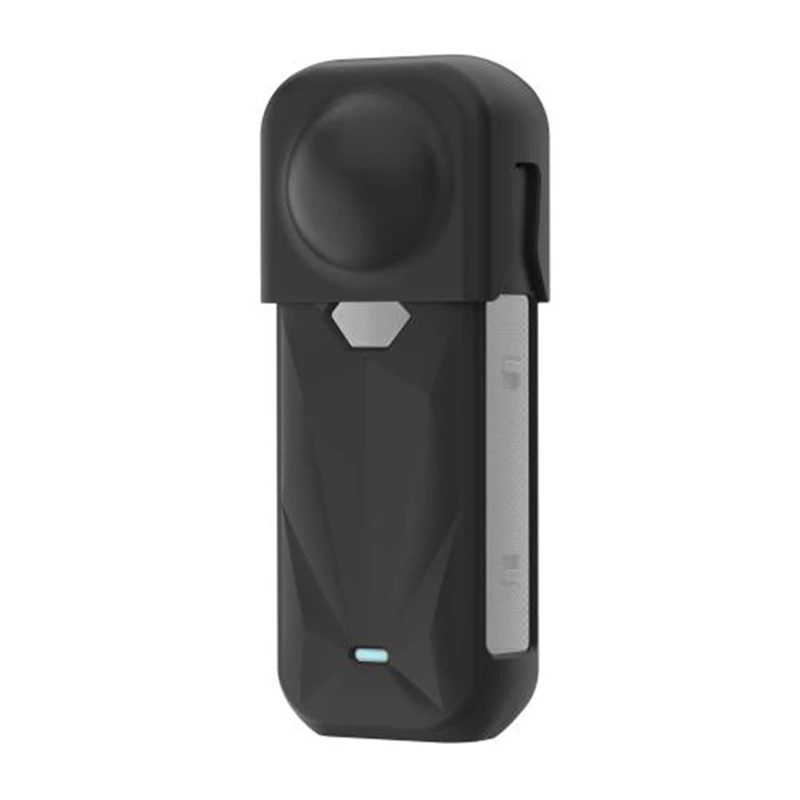 PULUZ silikonowe etui ochronne z osłoną obiektywu do Insta360 X5 (czarne)