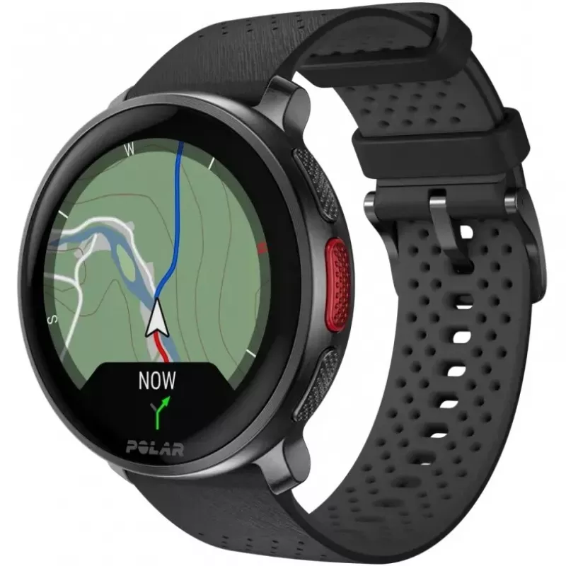 Polar Vantage V3 - Aluminium - Zegarek sportowy z paskiem - Silikon - Wyświetlacz 3,5 cm (1,39 cala) - 32 GB - Bluetooth - 57 g - Night Black (900108890)