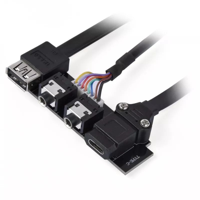 Zestaw modernizacyjny SILVERSTONE SST-G11313530-RT — przedni panel USB Type-C (USB 3.1 Gen 2)